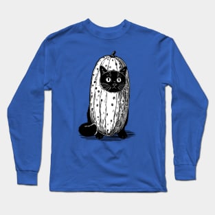 Kitty in a Pickle Costume Long Sleeve T-Shirt